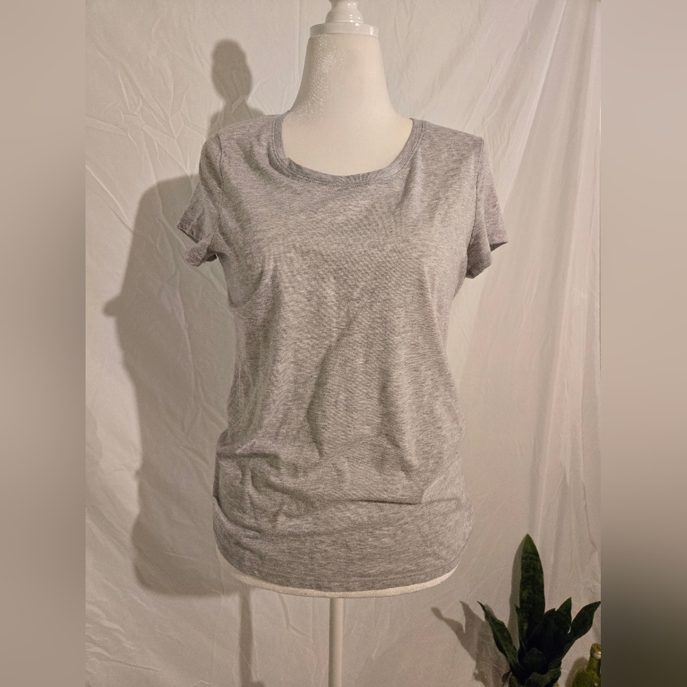 No Boundaries Heather Gray Short Sleeve Tee